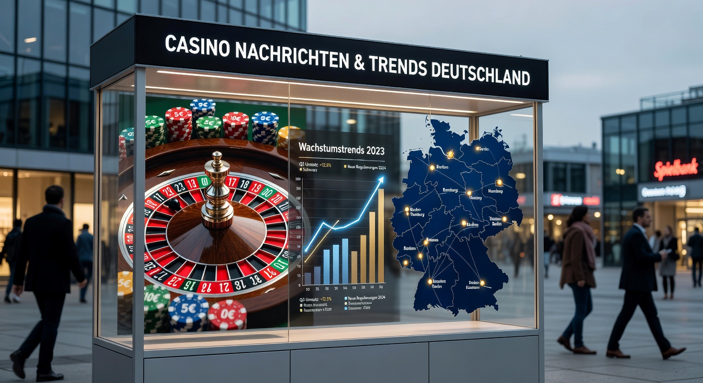 Potsdam Pressekonferenz des DSbV mit Kerstin Kosanke vor glänzenden Casino-Symbolen, symbolisiert den Rekordumsatz 2025