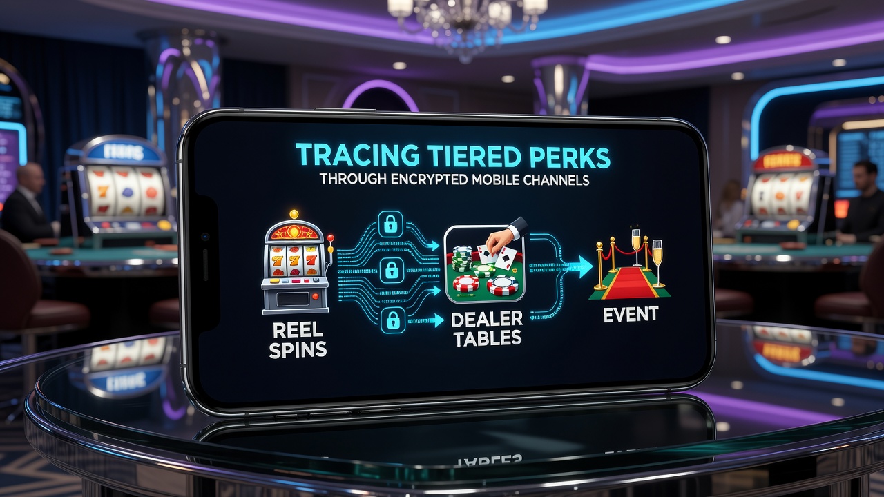 Verschlüsselte mobile Kanäle verknüpfen Reel-Spins mit Dealer-Tischen und Sportwetten für gestaffelte Prämien